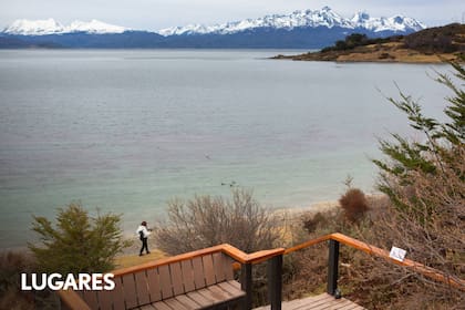 Vista privilegiada del canal Beagle, en Ushuaia