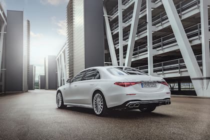 Vista trasera del Clase S AMG