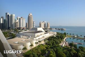 Vistas de la ciudad de Doha en la zona de West Bay