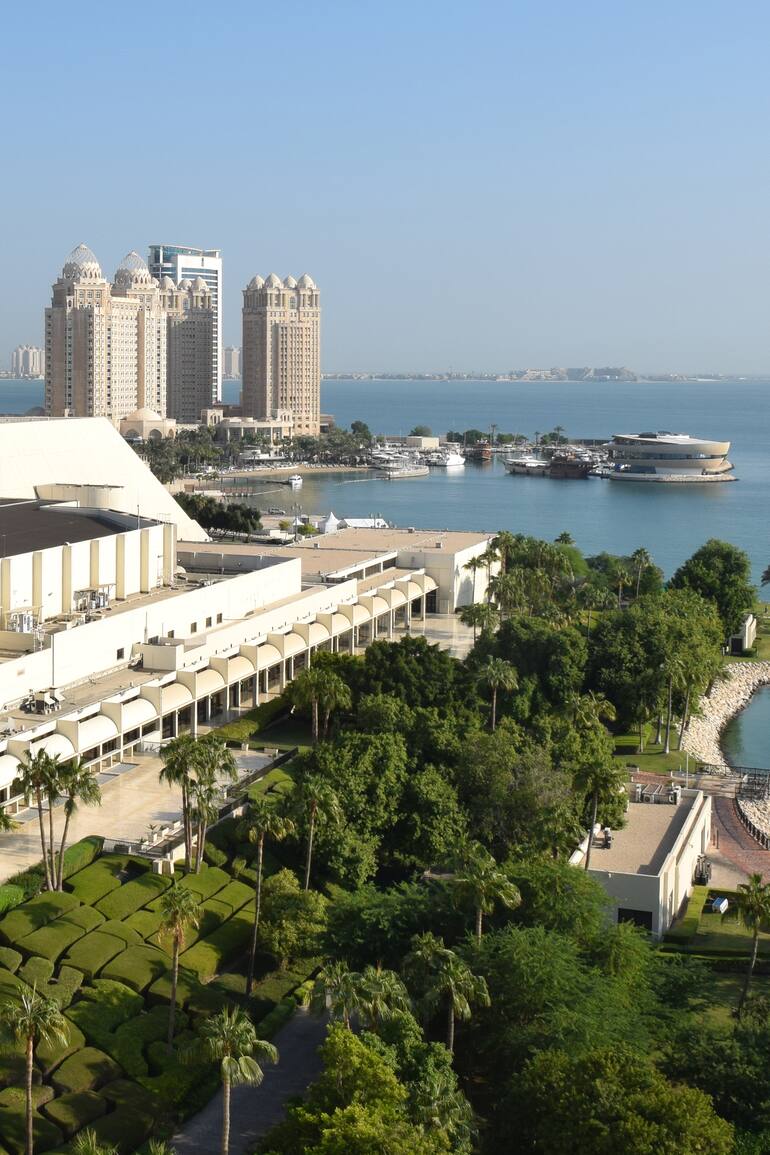 Vistas de la ciudad en la zona de West Bay