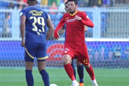 Vittor, en uno de los nueve partidos que disputó con Damak