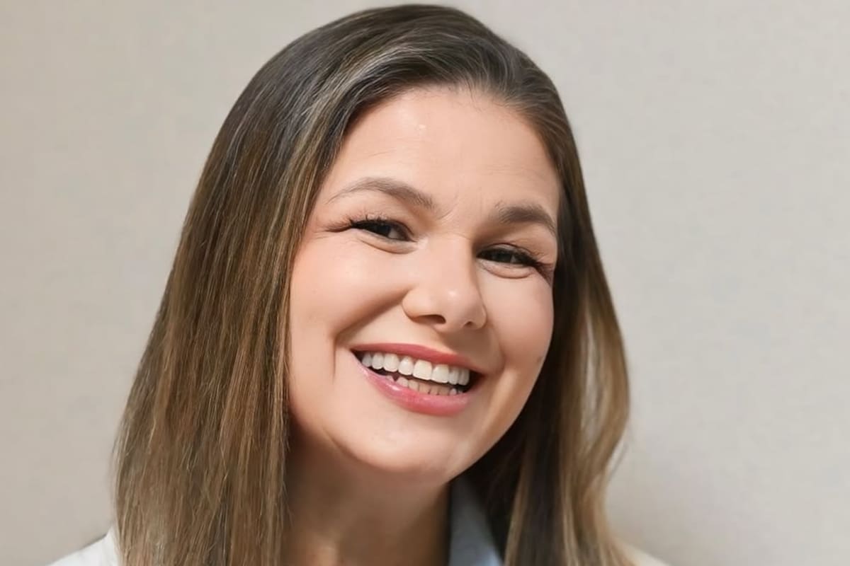 Vivi Brunieri con una distinción evangélica