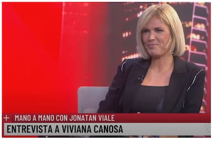 Viviana Canosa con Jony Viale en LN+