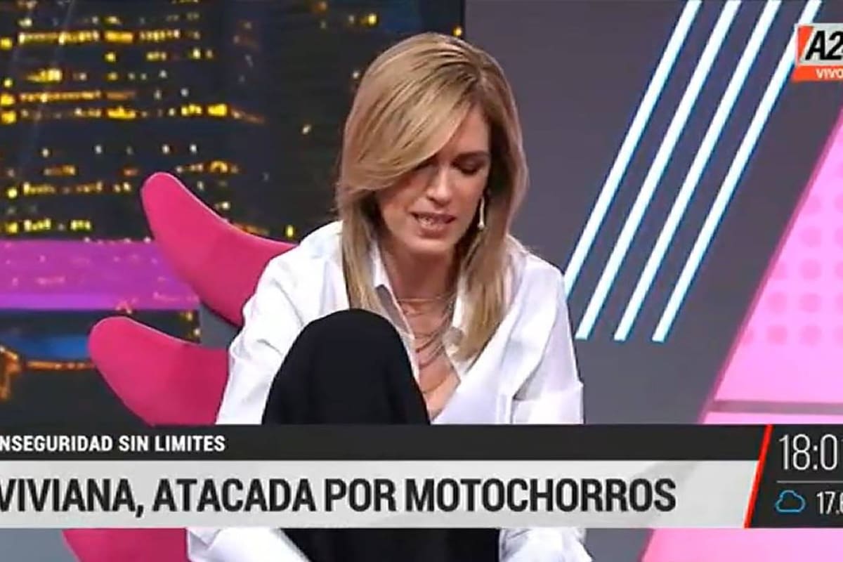 Viviana Canosa contó detalles de cómo había sido atacada por un motochorro el domingo por la noche cuando iba a cubrir los resultados de las elecciones PASO