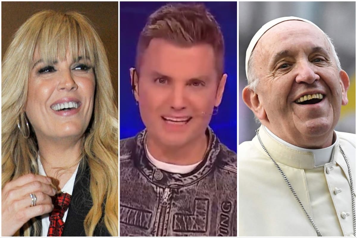 Viviana Canosa, Santiago Del Moro y el papa Francisco, protagonistas de un lunes singular