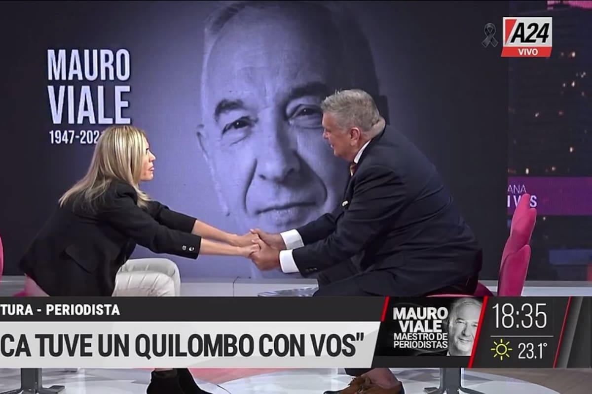 Viviana Canosa y Luis Ventura se reencontraron al aire