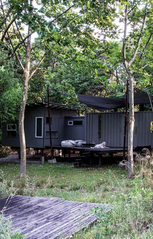 Vivienda-estudio Zenobia, un espacio donde la vegetación autóctona es protagonista.