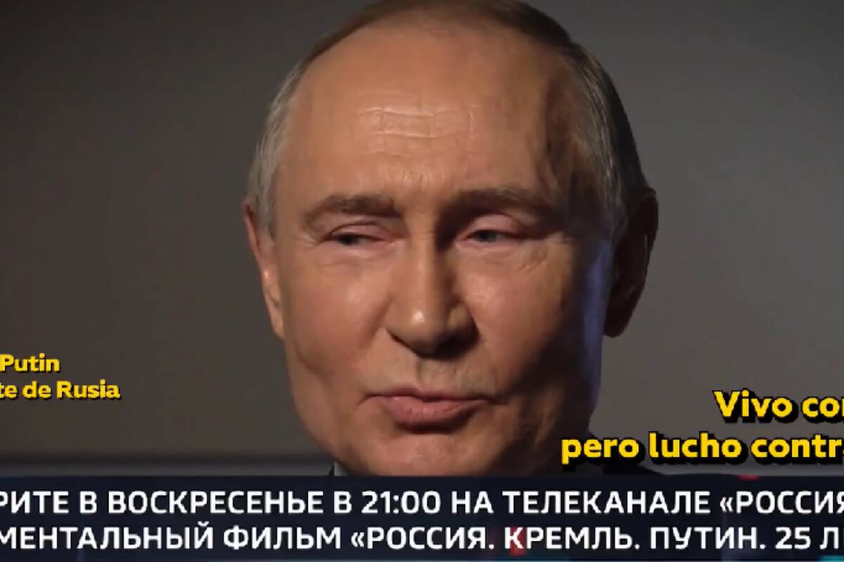 "Vivo con ganas de pegar un puñetazo", confesó Putin