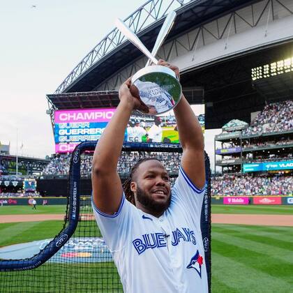 Vladimir Guerrero Jr. se convirtió en el ganador del Derby de Jonrones, este lunes en el T-Mobile Park de Seattle