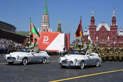 Así celebró hoy Vladimir Putin la derrota del nazismo
