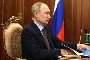 Vladimir Putin, en una reunión en el Kremlin este jueves