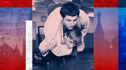 Vladimir Putin practicando judo en 1971