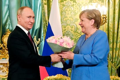 La última reunión entre Merkel y Putin, en agosto de 2021