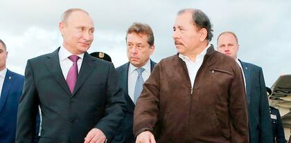 Vladimir Putin y Daniel Ortega