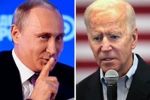 Vladimir Putin y Joe Biden