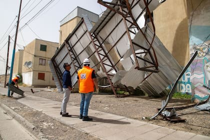 Voladuras de techos en Comodoro Rivadavia