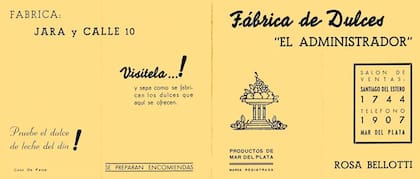 Volante de la fábrica de dulces de doña Rosa