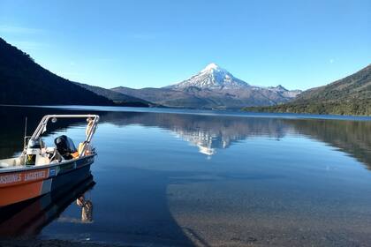 Volcán Lanin, símbolo del Parque Nacional que lleva su nombre.
