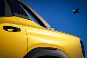 Volkswagen difundió solo esta fotografía con el anuncio del nombre de su próxima pickup compacta para Sudamérica