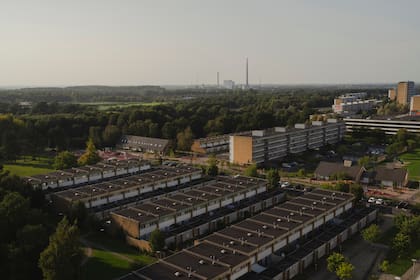 Vollsmose, un suburbio de Odense, Dinamarca, donde más de dos tercios de los residentes proceden de países no occidentales, principalmente musulmanes, el 11 de septiembre de 2023.