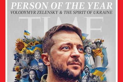 Volodimir Zelensky fue nombrado "persona del año" por la revista Time