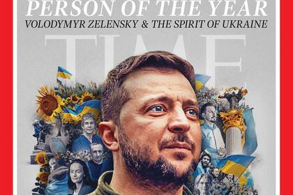 Volodymyr Zelensky, el personaje del año de la revista TIMe