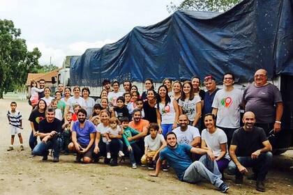 Voluntarios de la asociación Desde tu lugar