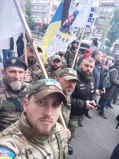 Voluntarios de la Legión Georgiana