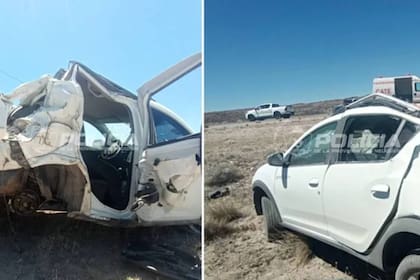 Volvían de vacacionar en Bariloche, volcaron en la ruta y el conductor falleció.