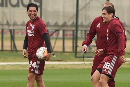Volvieron las sonrisas en River, que llegará a la Copa con una fuerte falta de ritmo