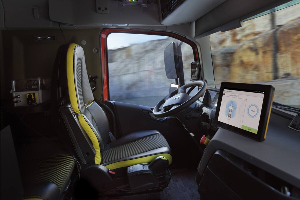 Volvo Trucks comenzó a ofrecer el servicio de transporte de materiales en una mina de Noruega
