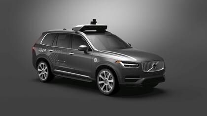 Volvo XC90 con el sistema autónomo Uber