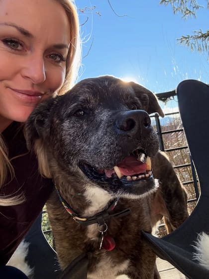 Vonn reveló que su perro murió un día después de su fuerte caída en los Juegos Olímpicos de Invierno (Foto: Instagram @lindseyvonn)