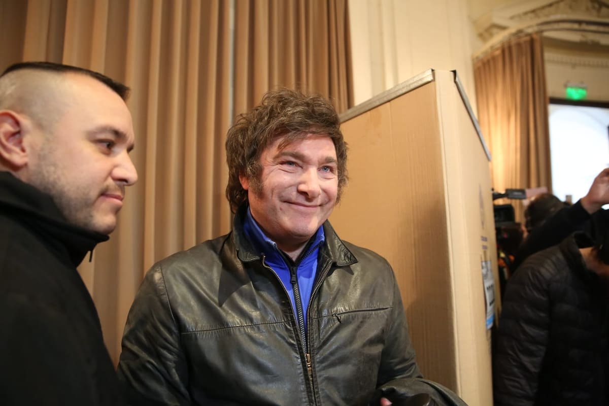 Votación de javier Milei en UTN sede Medrano