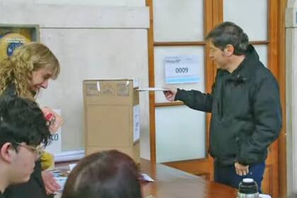 Votó Axel Kicillof