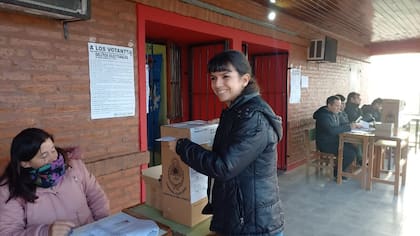 Votó la vicegobernadora chaqueña Analía Rach Quiroga