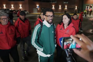 Vozinha llegó a Chile para sumarse a Colo Colo luego de las demoras que generaron dudas sobre su fichaje