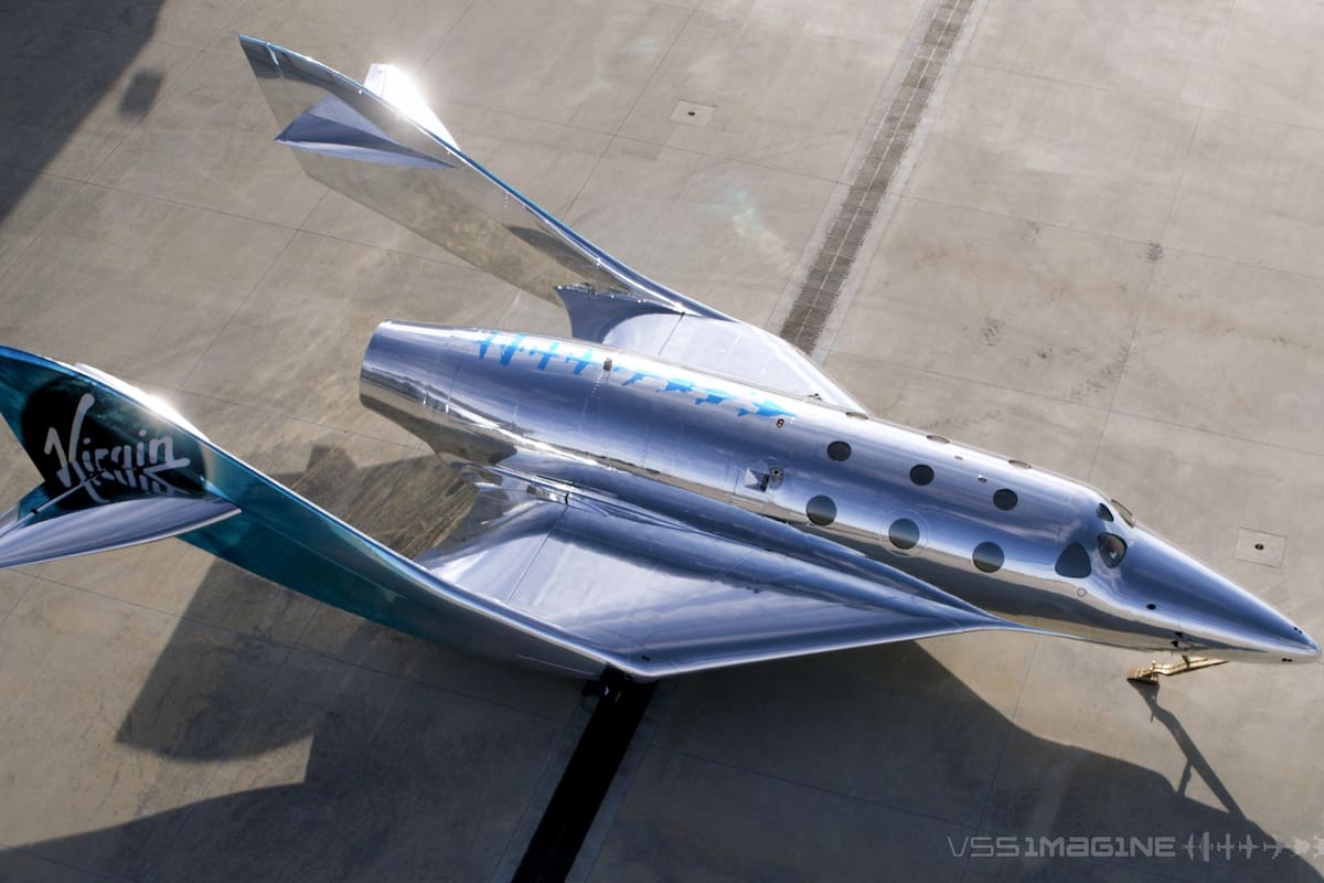 VSS Imagine, el primer avión espacial clase III (SpaceShip III) de la flota Virgin Galactic