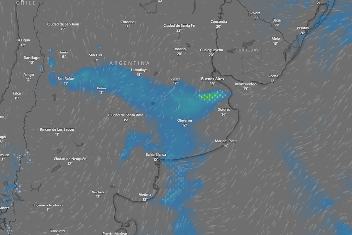 Vuelve la lluvia a Buenos Aires.