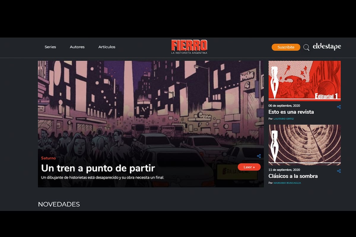 Vuelve la mítica revista Fierro en una edición digital