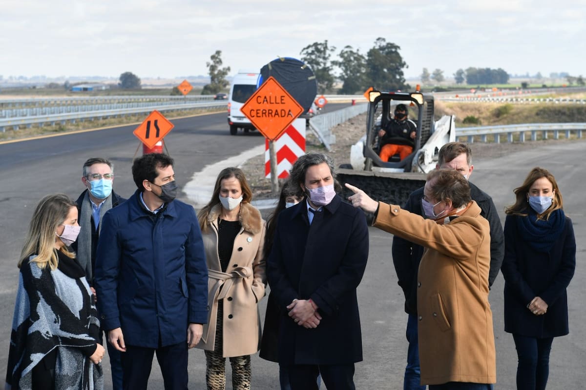 Wado, Cafiero y Katopodis recorrieron obras en Entre Ríos con el gobernador Bordet