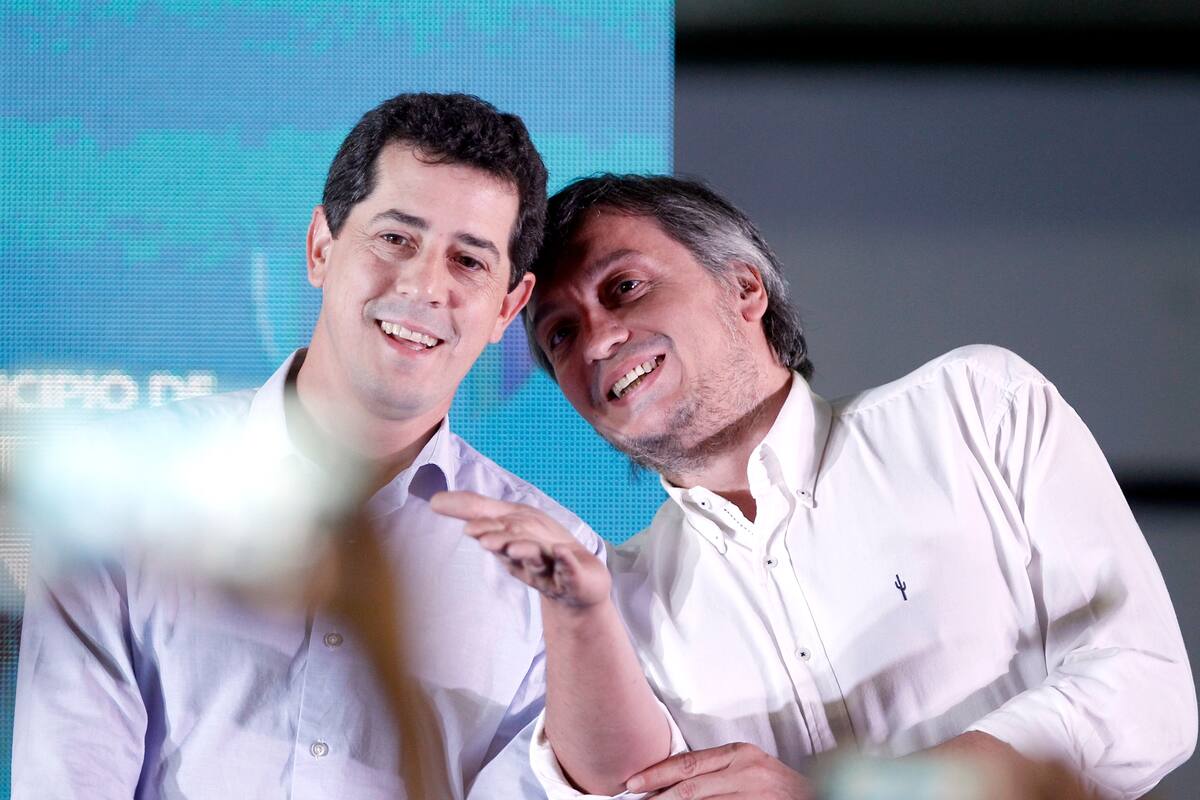 Wado de Pedro con Maximo Kirchner