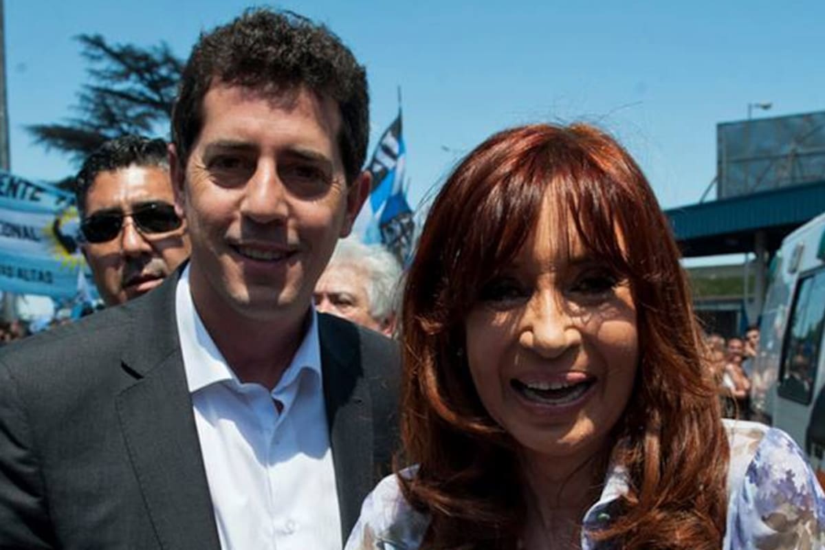 Wado de Pedro, en tiempos más felices, junto a Cristina Kirchner