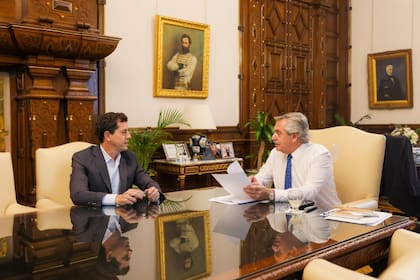 "Wado" de Pedro y Fernández en el despacho presidencial