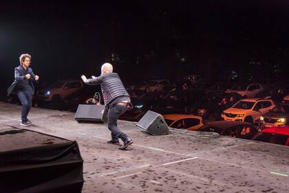 Peto Menahem y Sebastián Wainraich en Mandarine Park