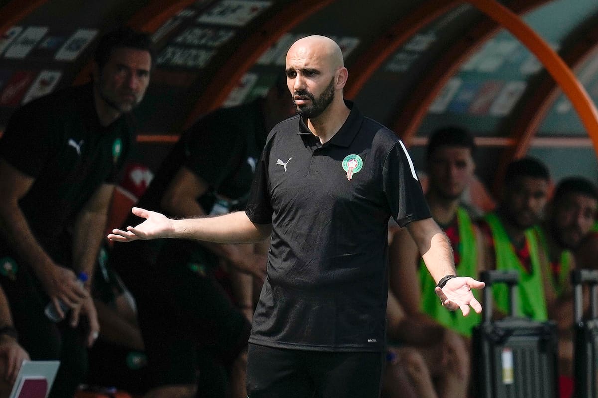 Walid Regragui dejó de ser el técnico de Marruecos, tras más de tres años