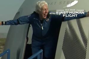 Wally Funk llevaba seis décadas intentando volar al espacio.