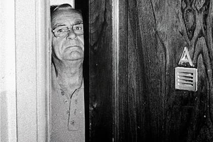 Walter Kutschmann, en el domicilio de Miramar donde fue encontrado por el cazador nazi Simon Wiesenthal