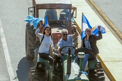 Walter Malfatto en el tractorazo de 2022: "Pedimos que se quiten las retenciones"