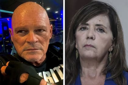 Walter Santiago, también conocido como "Alfa", y Gabriela Cerruti